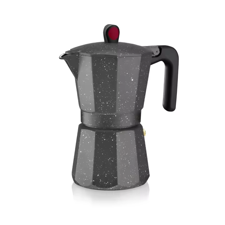 CAFETERA ITALIANA MONIX INDUCTION ROCK M861006 / ALUMINIO / 6 TAZAS - 1