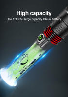 Linterna LED Recargable 9000LM Luz Blanca Láser Super Brillante 2000m Luz De Camping Torcha Potente Impermeable Para Aventura Al Aire Libre - details 12