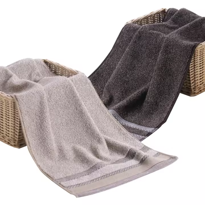 Toalla Verde de Mano de Algodón para Baño - 1