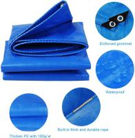 Lona Impermeable Reforzada  Azul – Multiusos para, Moto, Madera, Camping y Protección Exterior - details 2