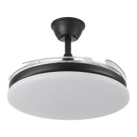 Fabrilamp - Ventilador Dc Tridente 59w 4aspas Desp.107d 6980lm Reg.intensidad Remoto+temporizador+memoria 3000-4000-6000k Abierto 107 cm, Cerrado 50 cm - details 4