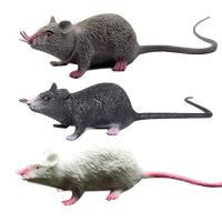 Modelo De Rata Pequeña Falsa Y Realista Juguete De Terror Divertido Para Fiesta De Halloween Decoración Práctica Broma Juguete De Novedad Para Gatos - details 6