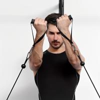 Anclaje De Entrainamiento De Pecho Y Espalda Con Cuerda De Nylon Premium Para Biceps Y Triceps Extensión De Músculos De Gimnasio Unisex - details 2