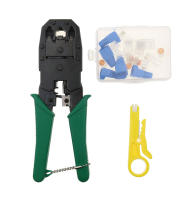 Kit De Herramientas De Reparación De Red 11 En 1 Prueba De Cable LAN Cortador De Cables Herramienta De Crimpado Y Mantenimiento Para Computadora - details 3