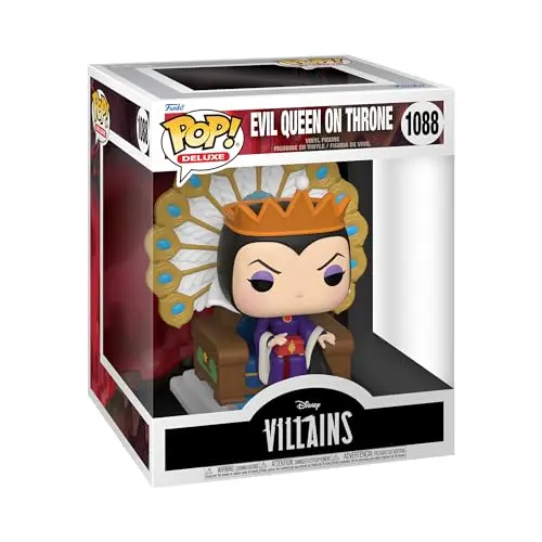 Funko QUEEN GRIMHILDE ON THRONE Disney Reina Malvada en el Trono Disney Villains #1088 Deluxe - 1