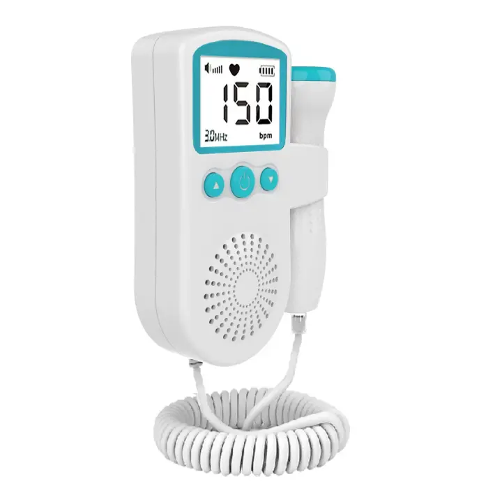 2 botellas de Gel + Escucha tus latidos, monitoriza, registra tu crecimiento, 3MHz, LCD,Regalos para futuros padres - 1