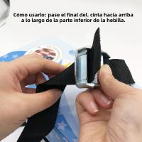 Cinta De Amarre De Coche 5M*25mm Con Mango De Ratcheteo Correa De Carga Para Automóvil Y Envío De Paquetes Con Hebilla De Cam - details 6