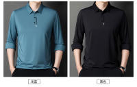 Camisa Polo De Lujo Para Hombre Estilo Británico Con Estampado Y Manga Larga Calidad Superior Moda Invernal Sin Rastros - details 7