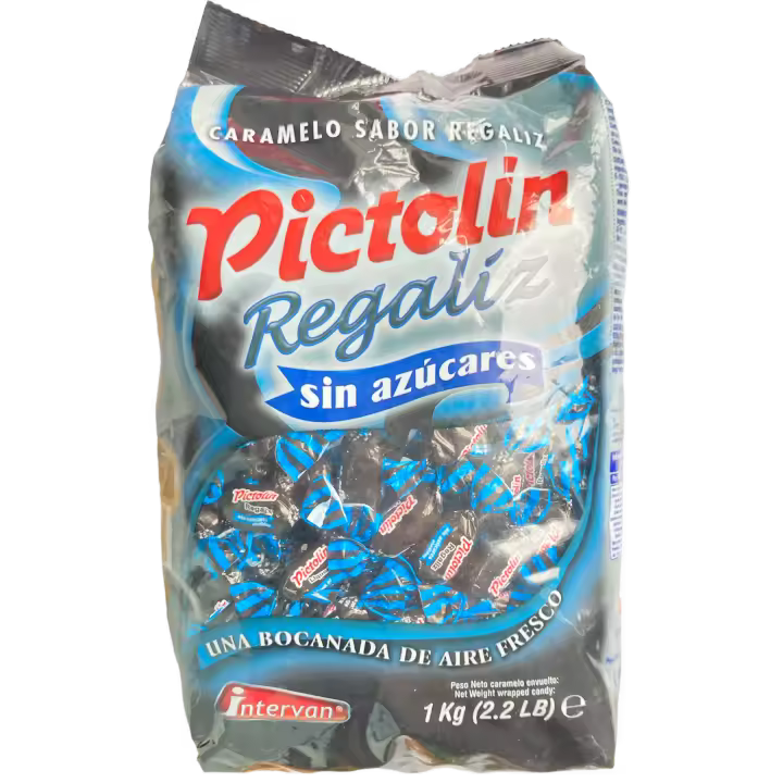 Pictolín Regaliz Sin Azúcar 1 kg - 1