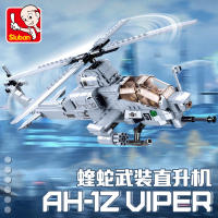 Bloques De Construcción Sluban F/A-18E Helicóptero Armado Militar Serie Super Avión Modelo De Armas Juguetes Para Niños Boys - details 9