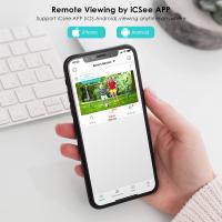 Cámara Solar Inalámbrica 4MP 2K Con Batería De 7800mAh Detectores PIR PTZ Wifi CCTV Surveillance IP iCSee Para Interior Y Exterior - details 11