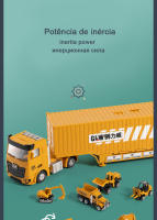 Juego De Juguetes De Vehículos De Ingeniería Para Niños Camión Excavadora Con Música Y Luz Coche De Estacionamiento De Aleación De Tractor Vehículo De Construcción Para Niños - details 7