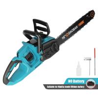 3500W Motosierra eléctrica sin escobillas, herramienta de poda inalámbrica para carpintería, cortador de jardín de mano para batería Makita,16 pulgadas - details 5