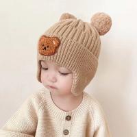 Gorro De Invierno Para Bebé Con Volante Y Protección De Orejas Linterna De Algodón Ajustable Para Niños Y Niñas Accesorios De Ropa Infantil - details 0