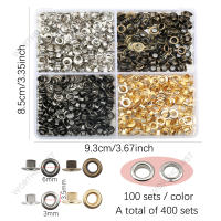 Aguja De Perforación Para Papel Y Tela Con 200 Conjuntos De Ojales De Cobre Y Palancas De Presión Manual 3mm/5mm/6mm Para Scrapbooking - details 3