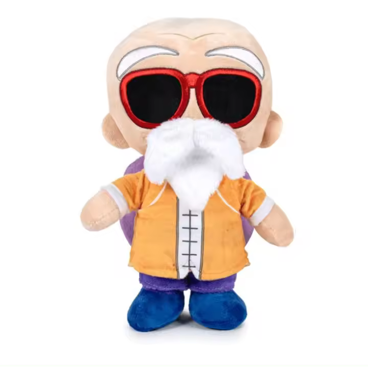 DRAGON BALL PELUCHE MASTER TURTLE KAMESIN SOFT PARA REGALO,COLECION,REY,CUMPLEANO,30CM TORTUGAR,MAESTRO,COLOR MULTICOLOR.-PLAY BY PLAY - 1