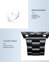 Reloj De Pulsera De Acero Inoxidable CRRJU Para Hombres Dial Luminoso Y Cronógrafo Estilo Casual Y Moda Reloj Masculino - details 6