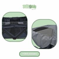 AREBOS Carro de Mano Plegable con Techo | Gris Fósil - details 31