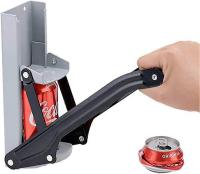 Trituradora de latas y abridor de botellas-Heavy Duty 16 oz 2 en 1 aluminio beber lata cocina herramienta de reciclaje para el reciclaje de soda de cerveza, la trituración de soda - details 3
