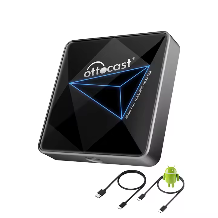 Adaptador De Auto Android OTTOCAST A2Air pro De Cable a Inalámbrico Para Nissan VW Ford Accesorios De Coche Bluetooth Upgrade Dongle - 1