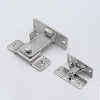 Cerradura De Puerta En Acero Inoxidable De 90 Grados Angulo Recto Bloqueo Flexible Para Herramientas Y Repuestos - details 0