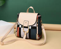 Mochila De Piel PU Pequeña Para Mujer Estilo Retro Cuadros Calidad Superior Viaje Mochila Escuela Bolsa De Hombro Moda - details 13