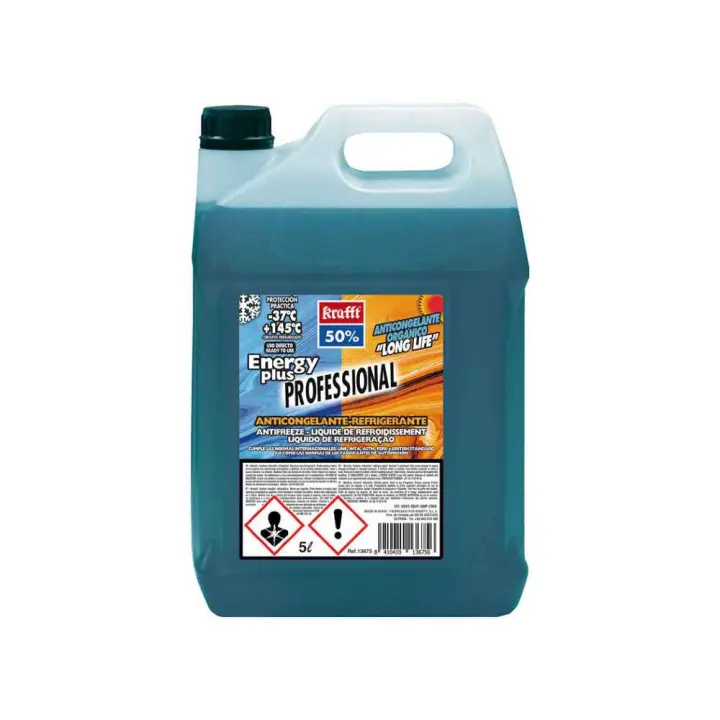 Anticongelante Krafft Energy Plus CC. 50% (G-12) Orgánico 5L - 1