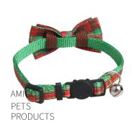 Accesorios Para Mascotas Serie Navidad Collar De Navidad Con Nudo Flor Triangular Para Gatos Y Perros Añade Un Ambiente Festivo - details 6