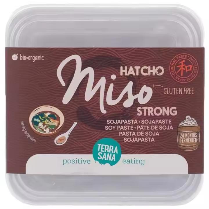 Terrasana Hatcho Miso Strong Pasta de soja sin Pasteurizar - 1