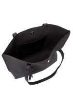 Bolsos De Mujer Bolso De Mujer Grande De Piel sintética para Universitarias Borla Bolso De Playa Impermeable Juego De 2 Piezas Negro - details 1