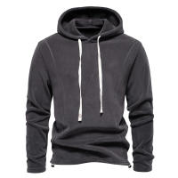 Nuevo estilo de otoño e invierno para hombre, sudadera de manga larga con media cremallera y cuello alto, cuello alto, top de forro polar para hombre moderno y versátil - details 26
