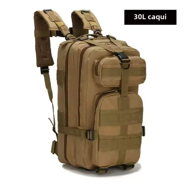 Mochila Táctica De Nylon Lawaia 30/50L Para Exteriores Camping Y Caza Mochila Suave Para Hombre Y Mujer Con Compartimentos Internos Y Bolsillo Para Móvil - 1