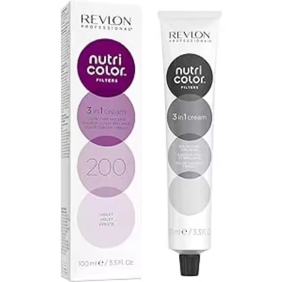 REVLON PROFESSIONAL NUTRI COLOR FILTERS 200 VIOLET 3 IN 1 CREAM 100 ML - 1