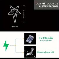 1PC Luz De Neón LED Interior Personalizable Para Fiestas De Navidad Cumpleaños Dormitorios Bodas Bares Clubes Decoración De Hogar - details 2