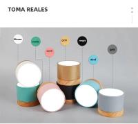 Lámpara De Techo LED Macaroon 220V Luz Variable De 3 Colores Moderna Para Decoración Interior De Habitaciones Y Cocinas Material De Madera Y Acrílico - details 9