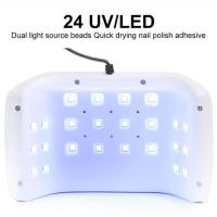 Mini Secador De Uñas Portátil Con 24 LED UV Lámpara De Manicura Para Uso Doméstico Secado De Polvo De Esmalte Con Cable USB - details 9