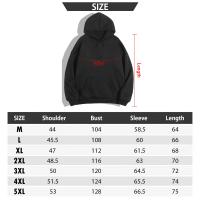 Sudadera Para Hombre Retro Con Diseño De Letras En Blanco Y Negro Estilizado Moda Casual Abrigo De Invierno Cómodo - details 0