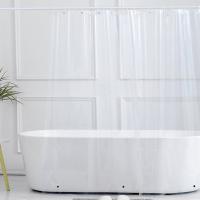 Cortina Ducha Transparente, 180x200cm,Impermeables, Cortinas de Baño Antimoho con Repuesto de PEVA Cortina Bañera con 12 Ojales para Ducha or Bañera - details 6