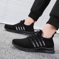 Zapatos De Running Para Hombre Verano 2024 Suela De Goma Malla Transpirable Moda Coreana Bajo El Codo Tendencia Deportiva - details 2