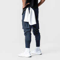Nuevos Pantalones De Cargo Para Hombre 2024 Multi-Bolsillos Estilo Safari Fitness Y Deporte Pantalones Casuales De Cintura Media - details 8