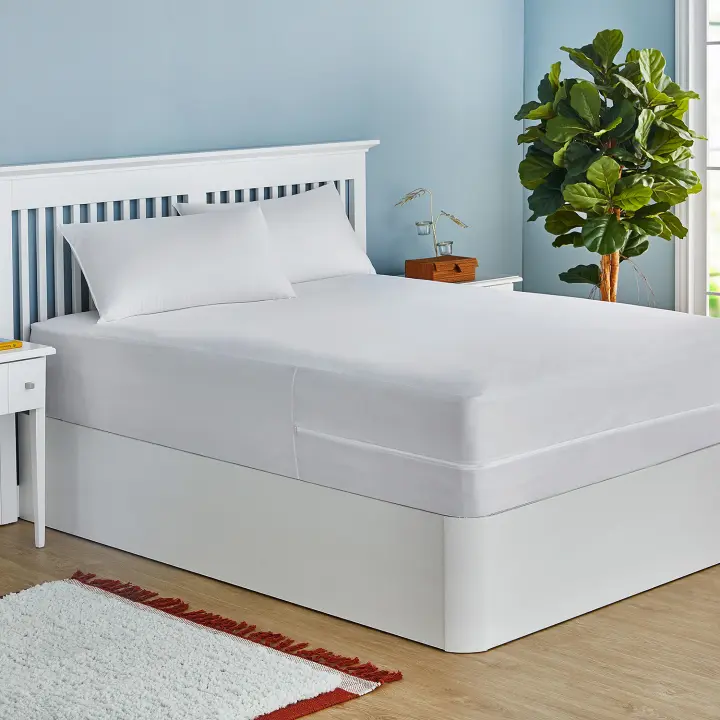 PIKOLIN HOME - Funda de colchón impermeable, transpirable, con membrana Smartseal y cobertura total. Compatible con colchones de hasta 34 cm, resistente y sin ruido - 1