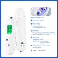 Analyizador De Piel Facial USB Rechargeable Medidor De Contenido De Hidratación Y Aceite De La Piel Detector De Agente Fluorescente Tester De Elasticidad De La Piel - details 12