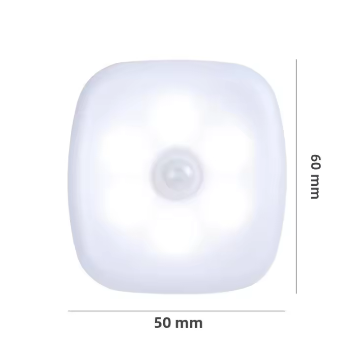 Lámpara Nocturna Con Sensor De Movimiento EU Plug LED Para Niños Luz De Noche Inalámbrica Para Mesa De Cama WC Pasillo Habitación - 1