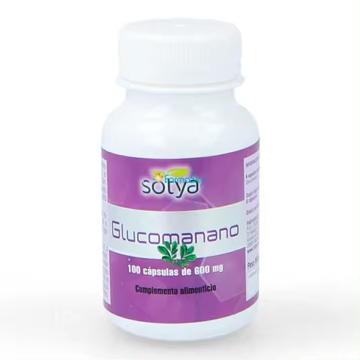 Glucomanano Sotya 100Cap - Efecto Saciante - Control Colesterol - 1