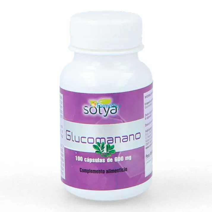 Glucomanano Sotya 100Cap - Efecto Saciante - Control Colesterol - 1