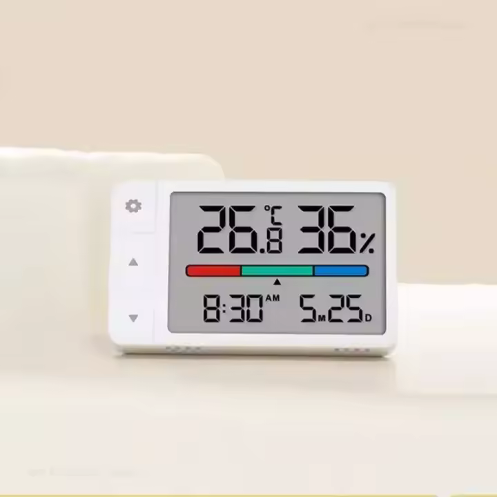 Termómetro Y Higrómetro Inteligente Xiaomi MiaoMiaoCe Estación Meteorológica Digital Multifuncional Con Reloj Sensor Para El Hogar - 1