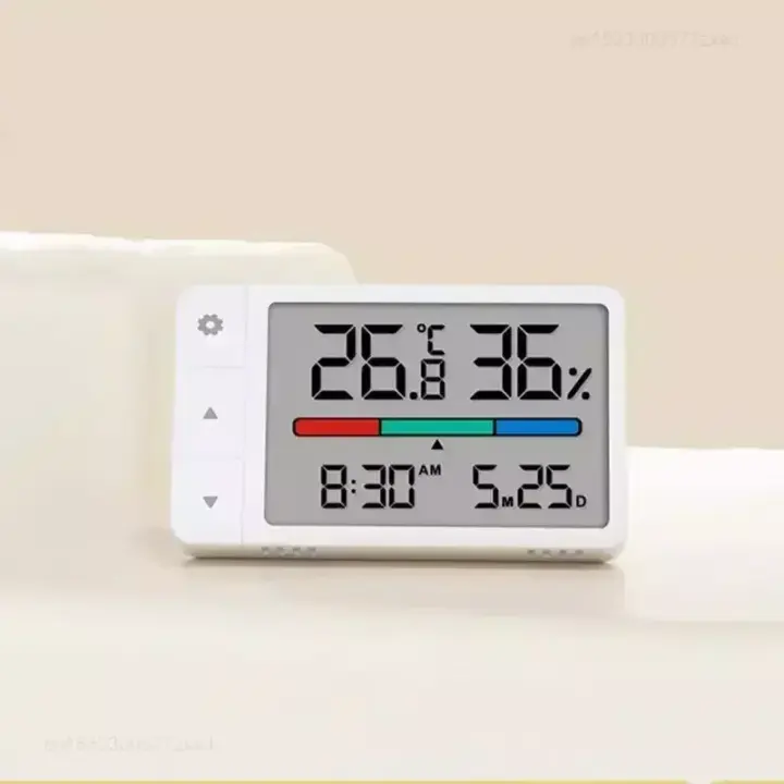 Termómetro Y Higrómetro Inteligente Xiaomi MiaoMiaoCe Estación Meteorológica Digital Multifuncional Con Reloj Sensor Para El Hogar - 1