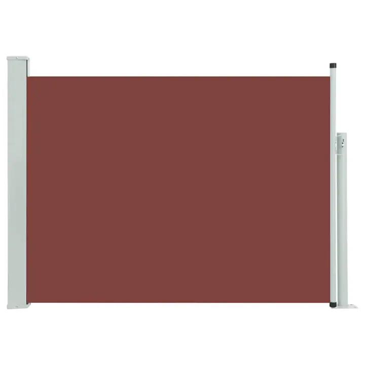 Toldo lateral retrácthil de Jardín marron 100x500 cm - 1