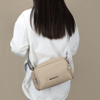 Bolso Bandolera Para Mujer Con Varios Cremalleras Y Correa Ajustable Bolso De Hombro Estilo Casual Material De Nylon - details 6