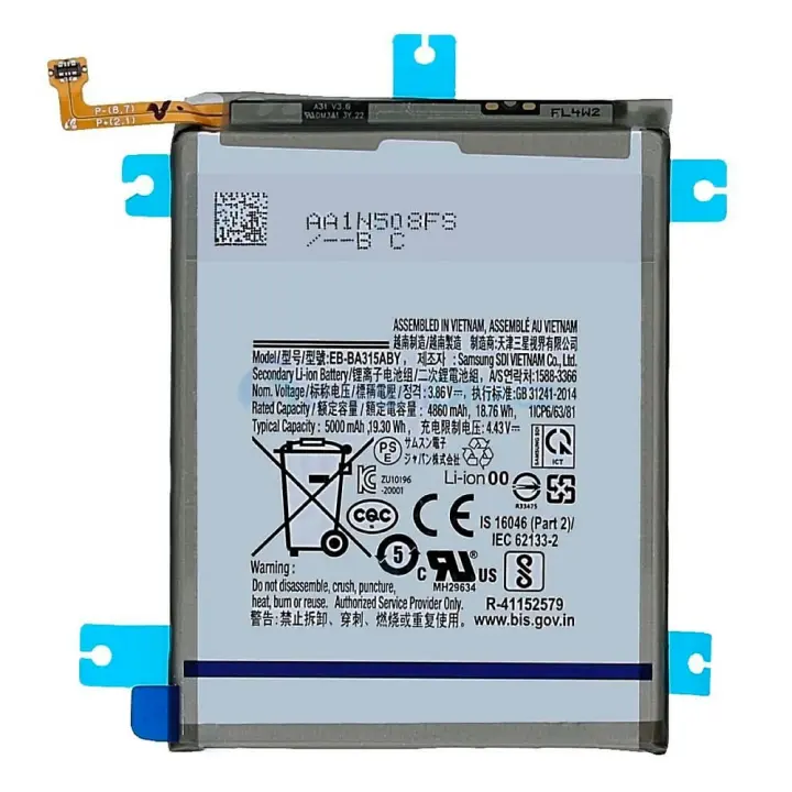 TODOBARATO 24HORAS Bateria EB-BA315ABY Para Samsung A31 A315 A32 4G A325 A22 4G A225 5000 mAh - 1